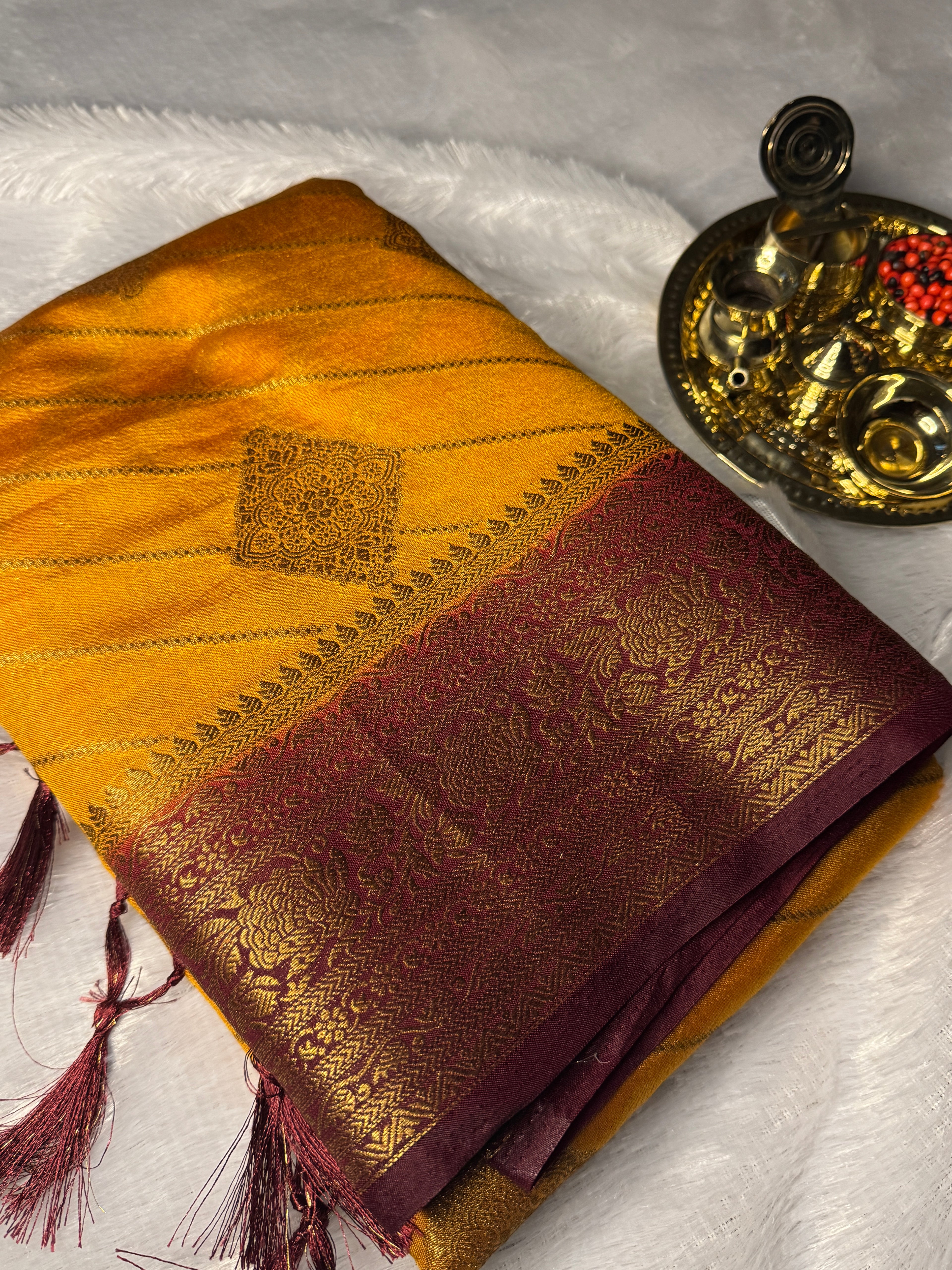 Semi Banarasi Saree