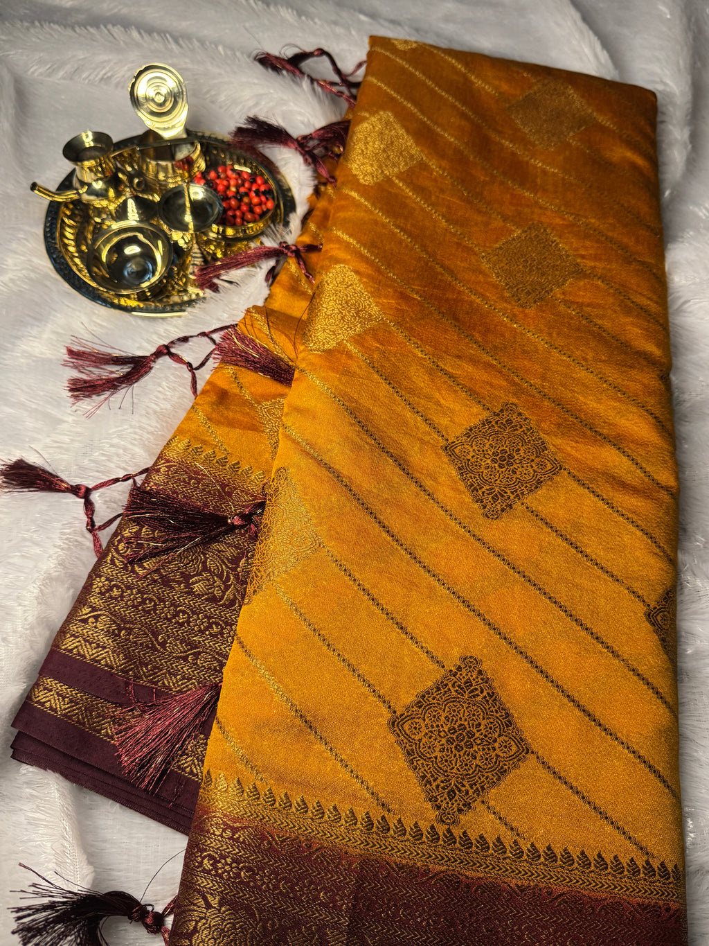 Semi Banarasi Saree