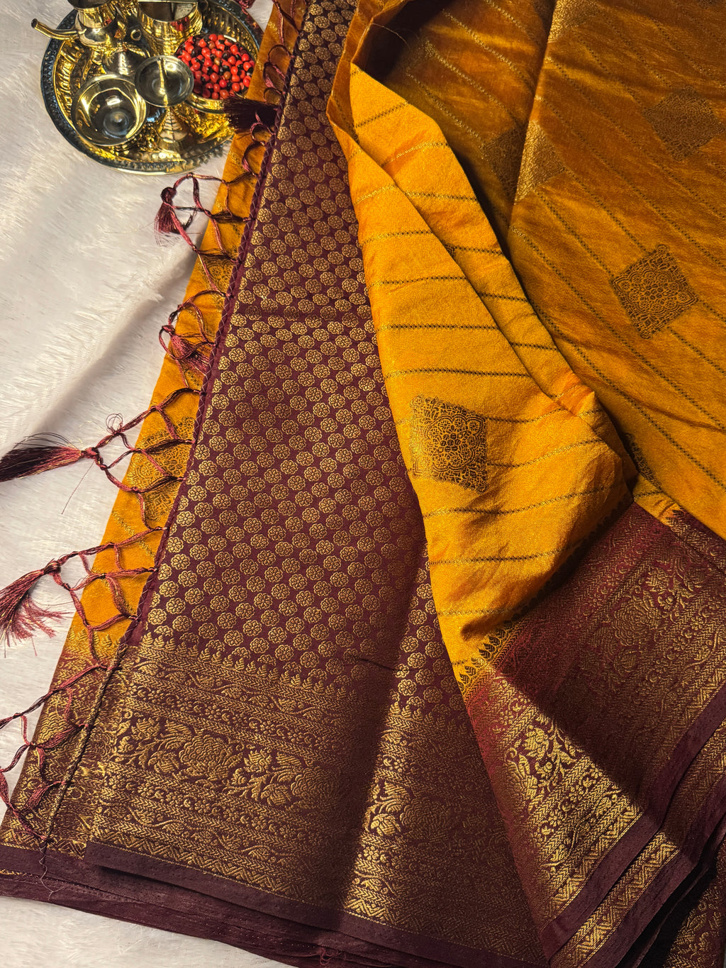Semi Banarasi Saree