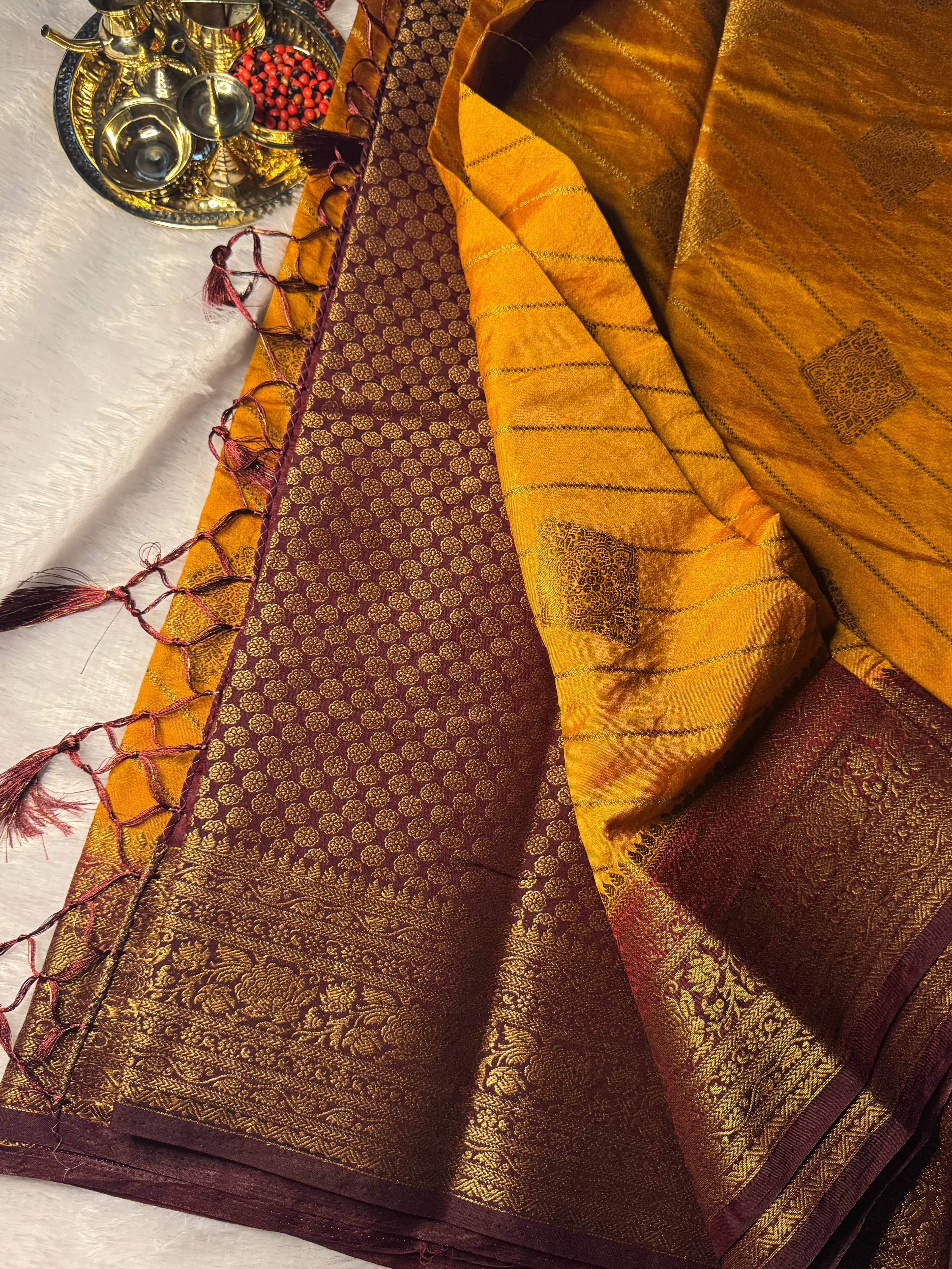 Semi Banarasi Saree