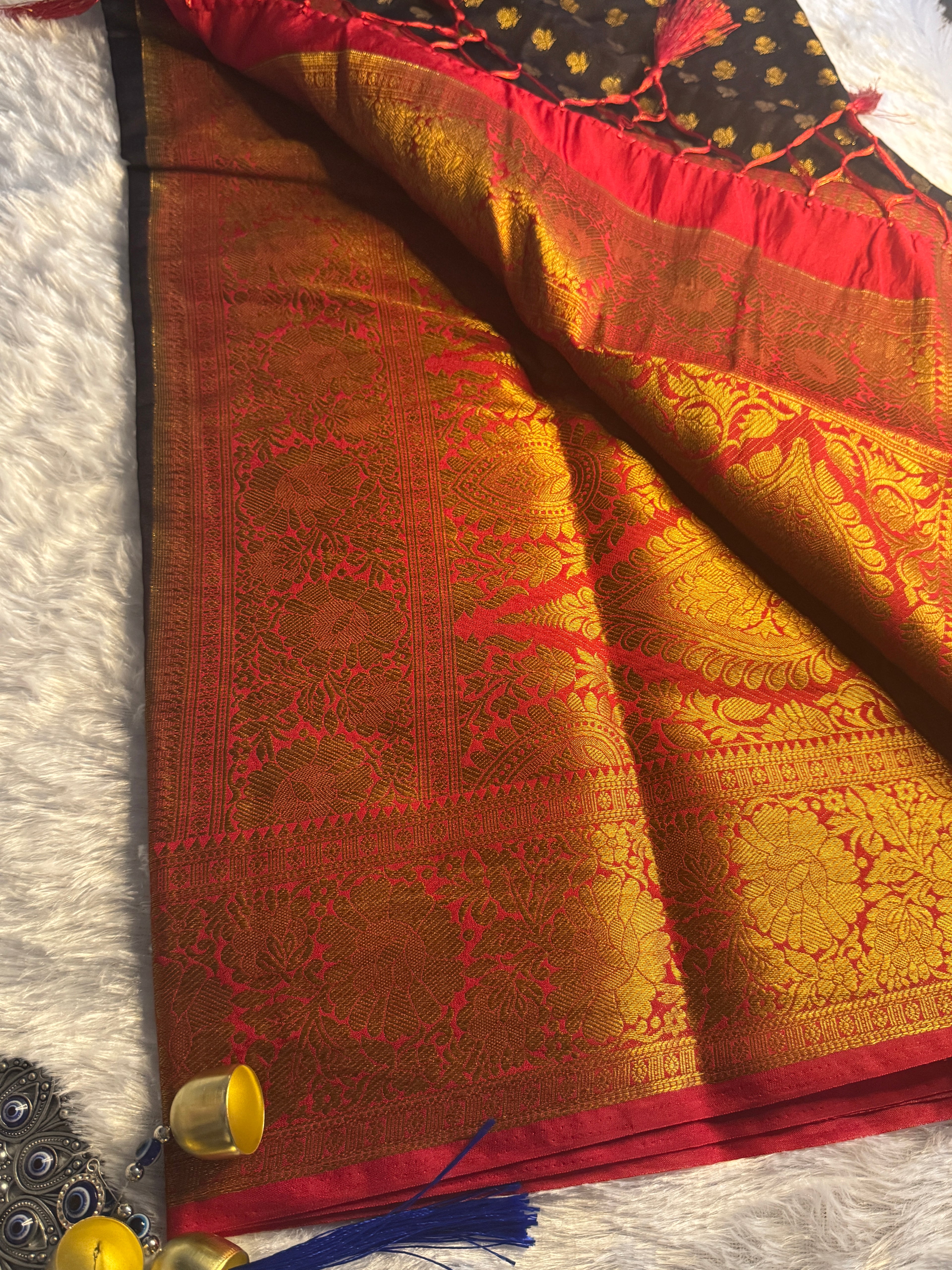 Semi Banarasi Saree