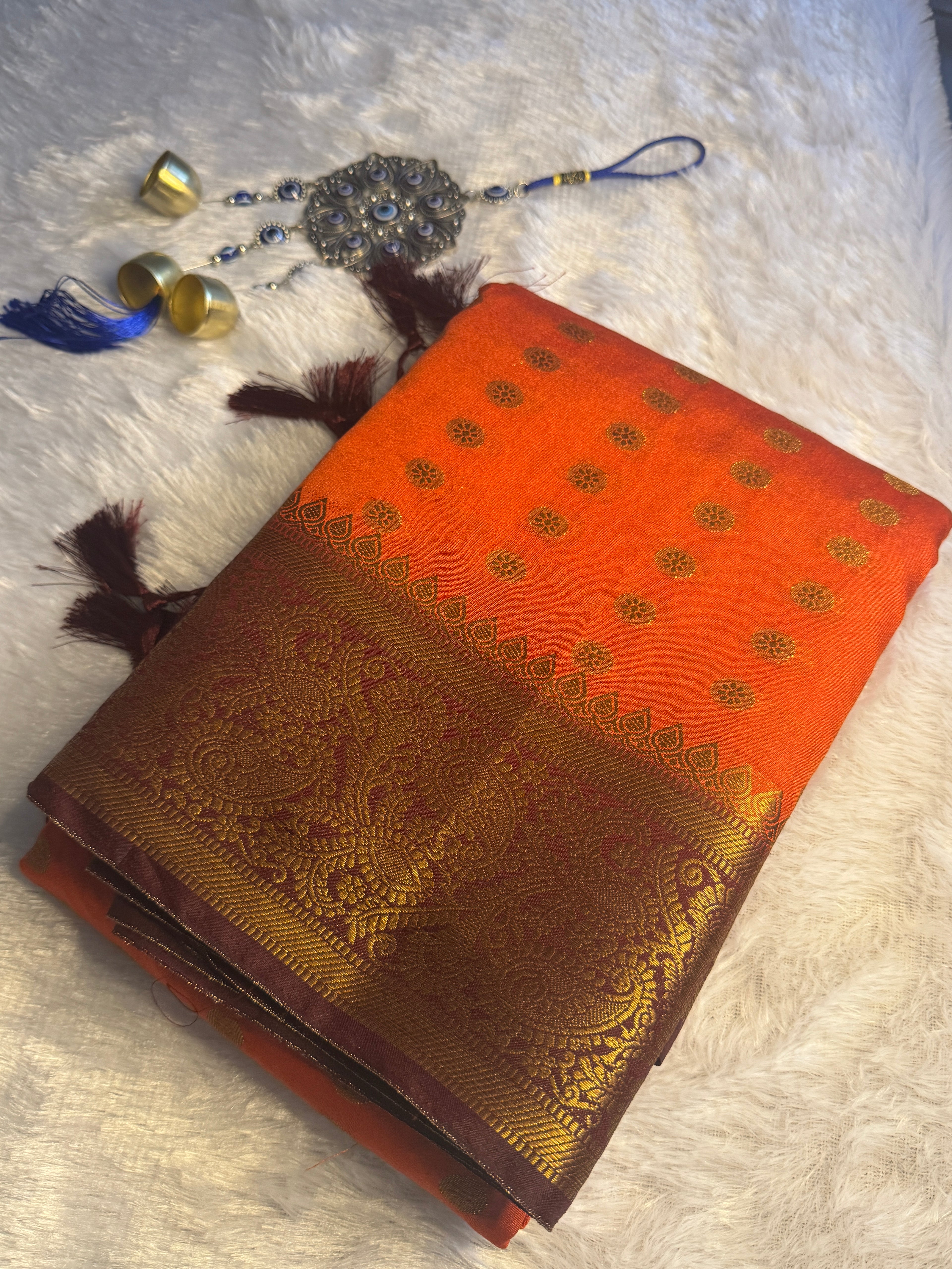 Semi Banrasi Silk Saree