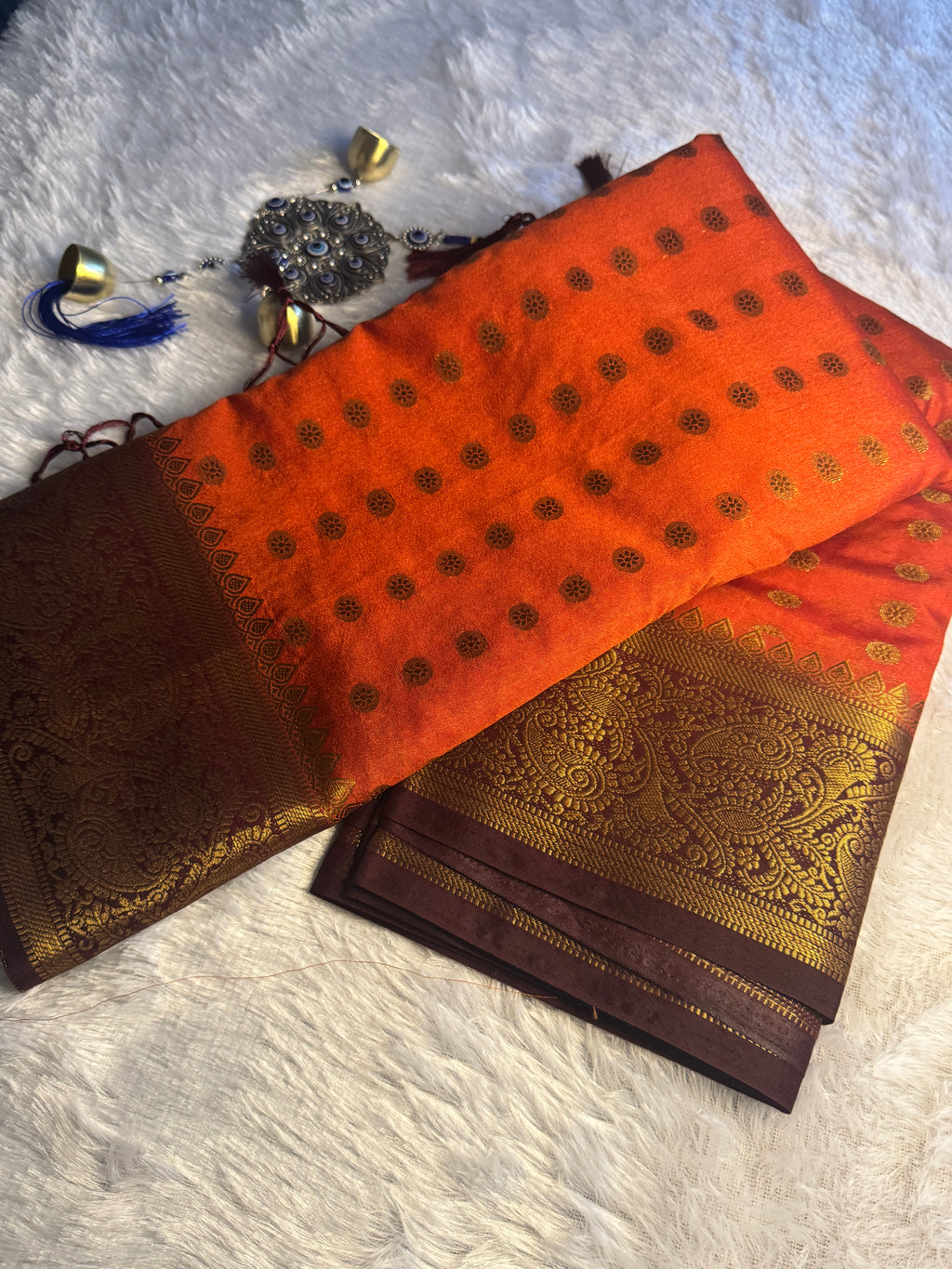 Semi Banrasi Silk Saree