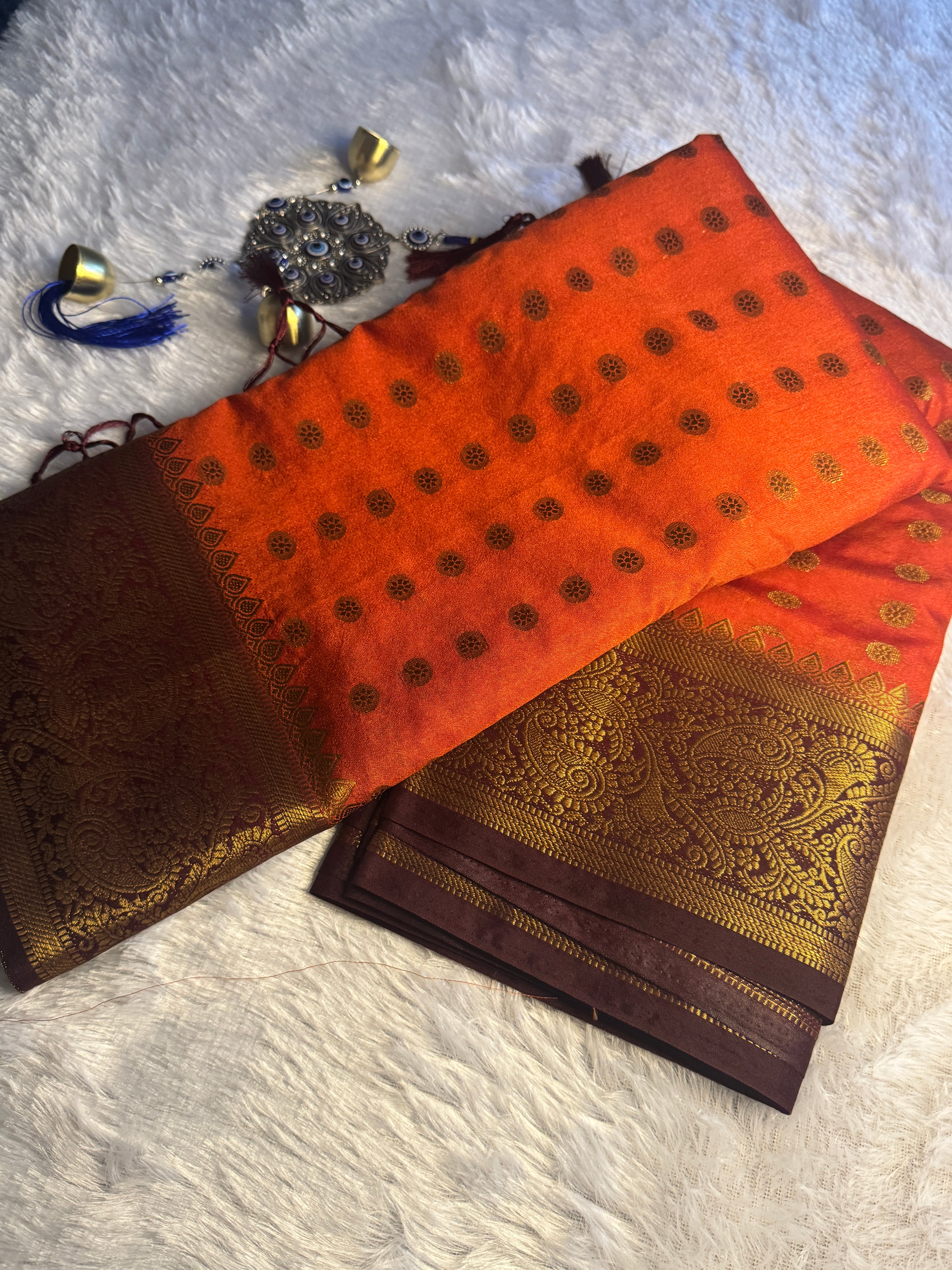 Semi Banrasi Silk Saree