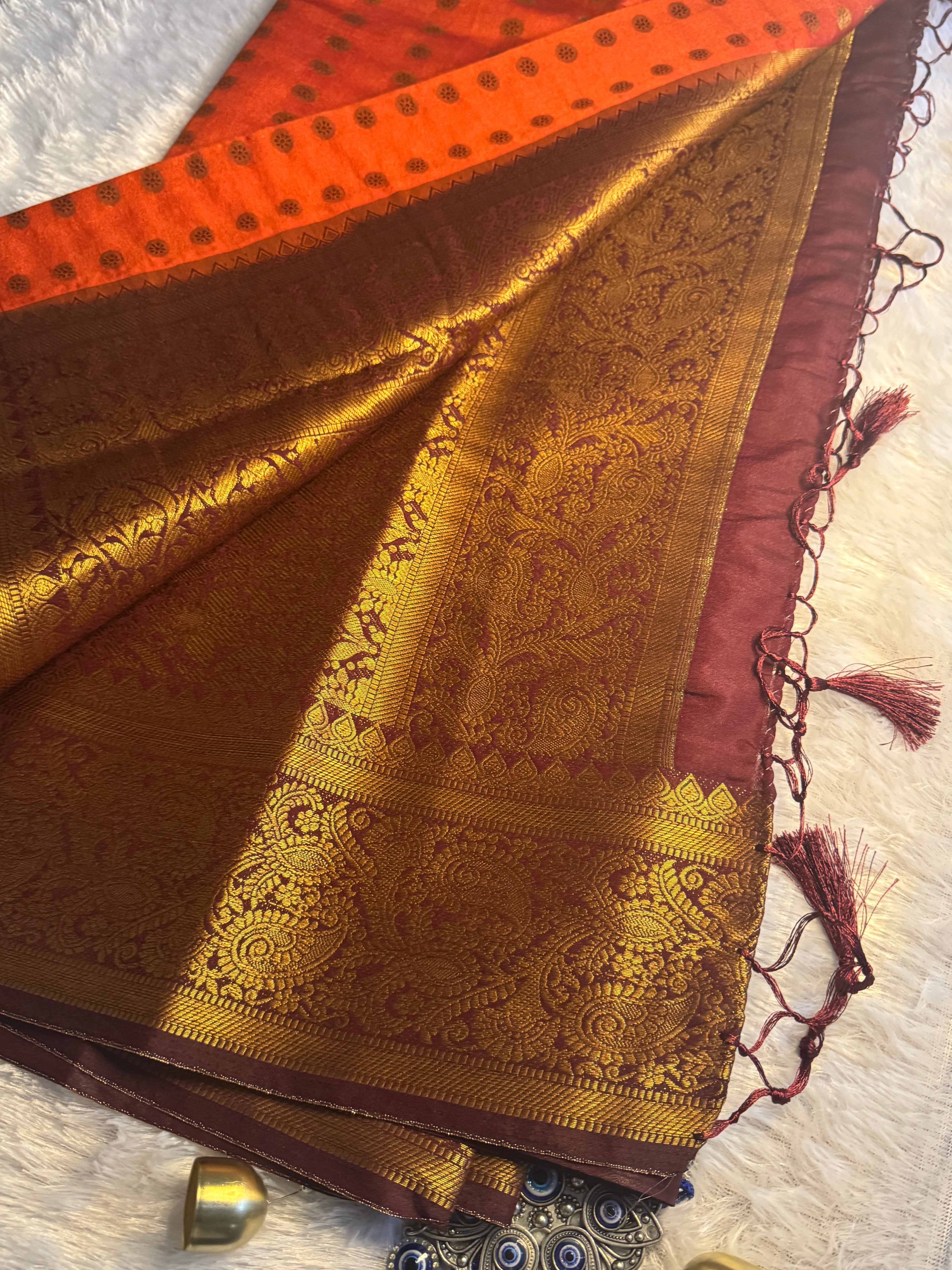 Semi Banrasi Silk Saree