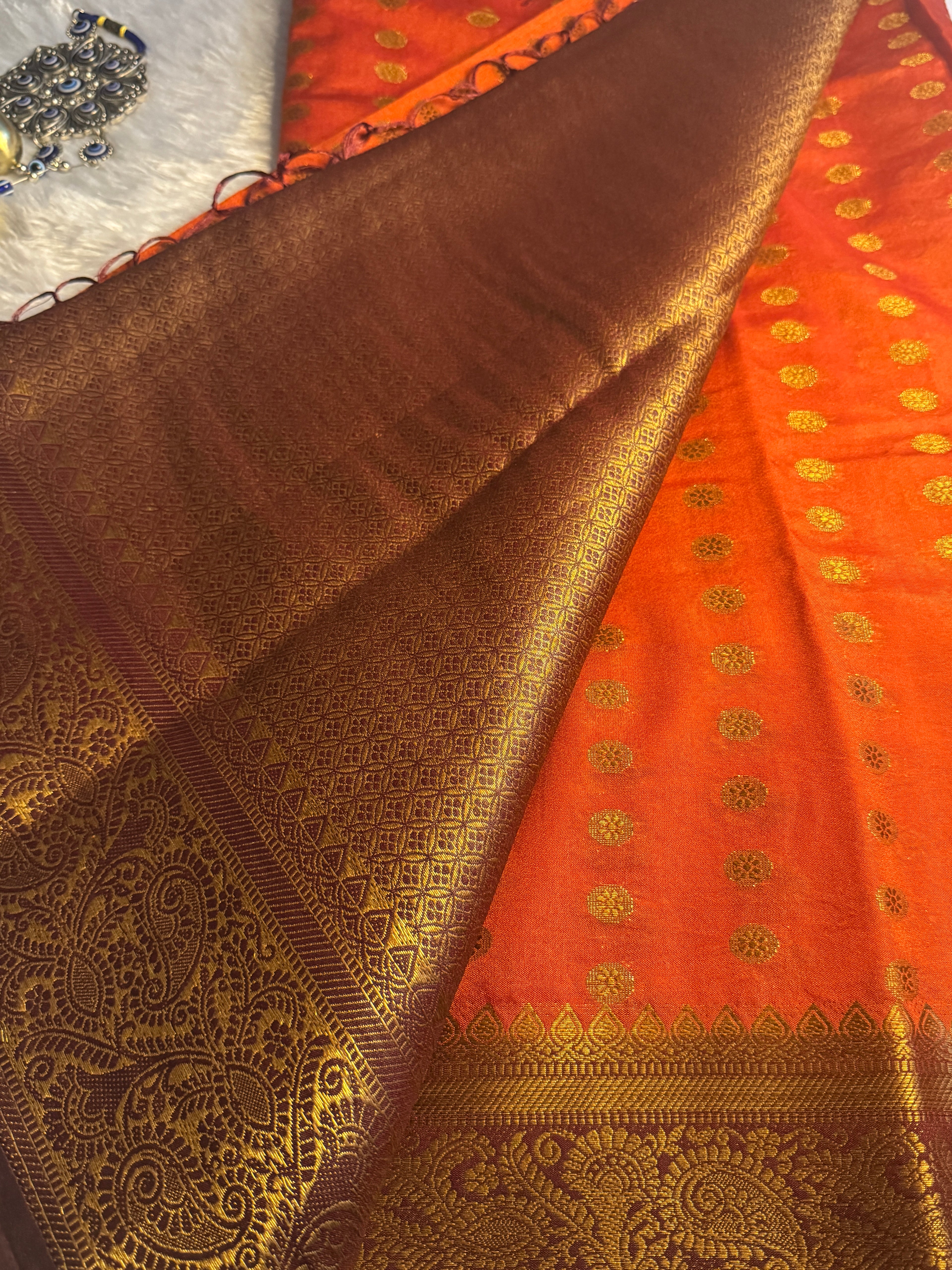 Semi Banrasi Silk Saree