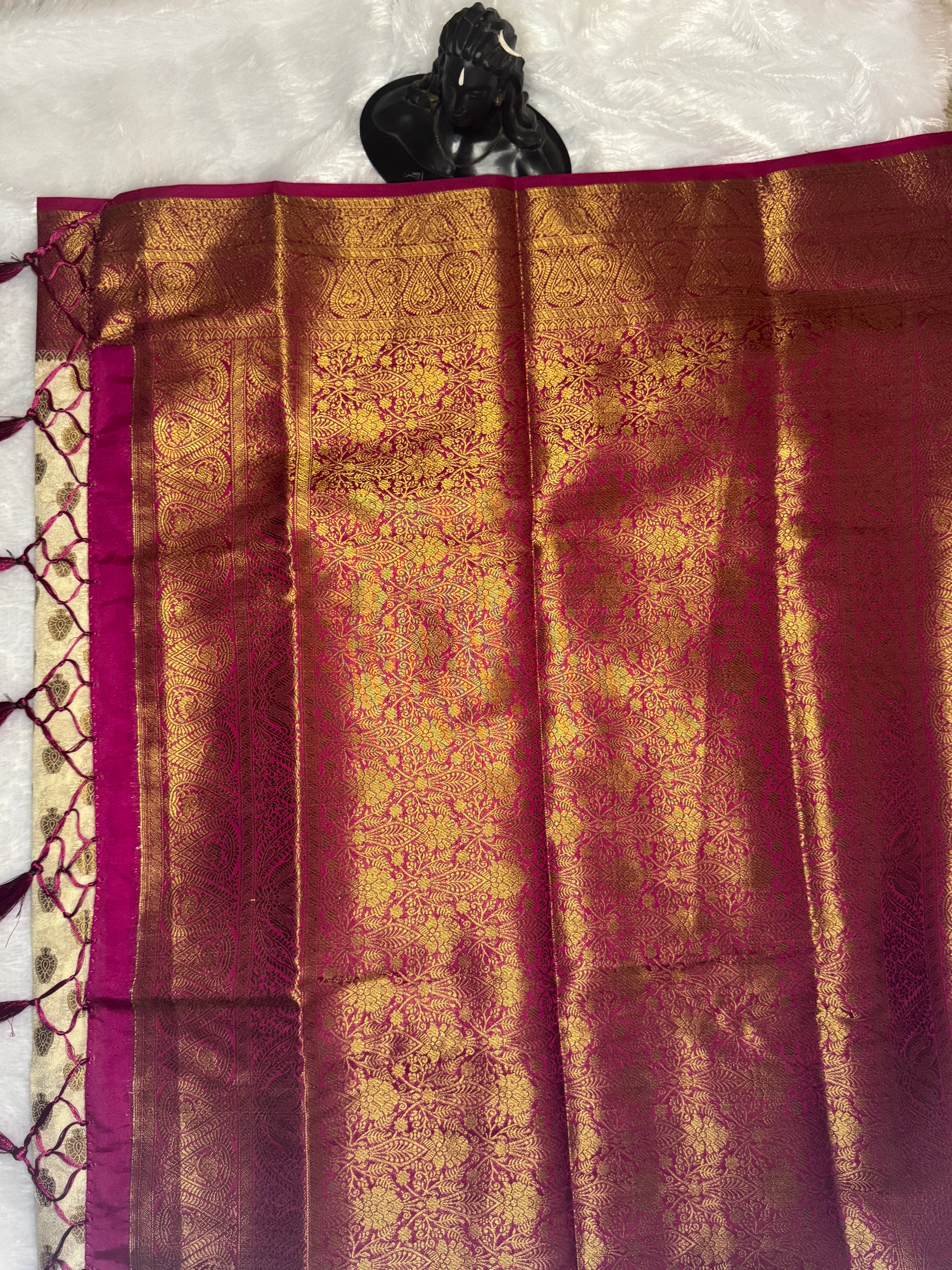 Semi Banarasi Saree