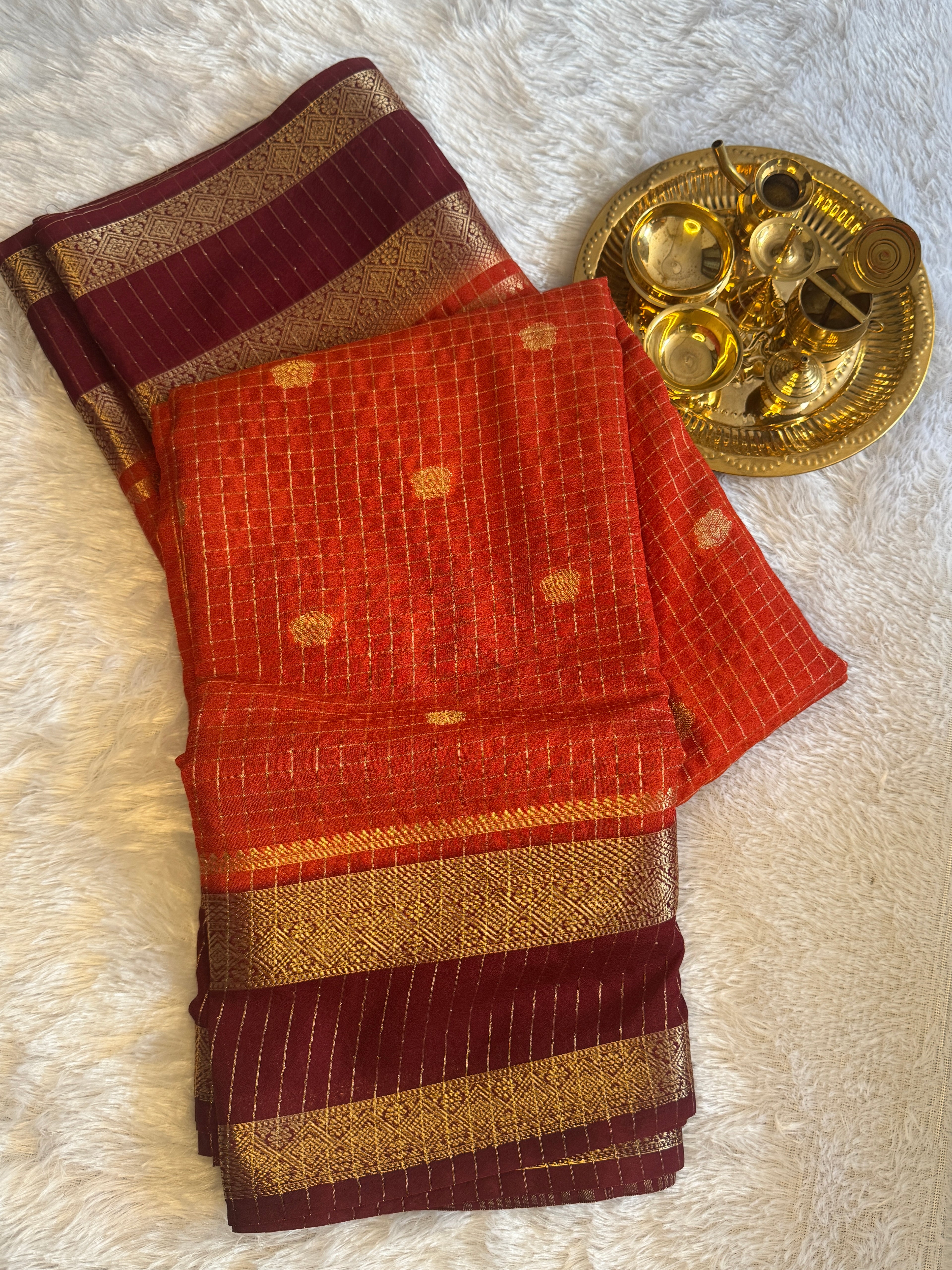 Viscose Georgette Saree