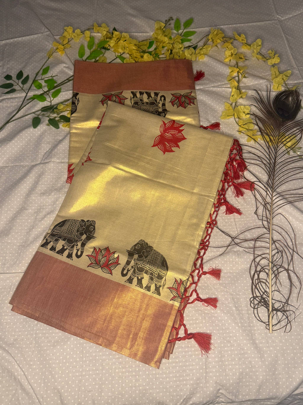 Kasavu Saree