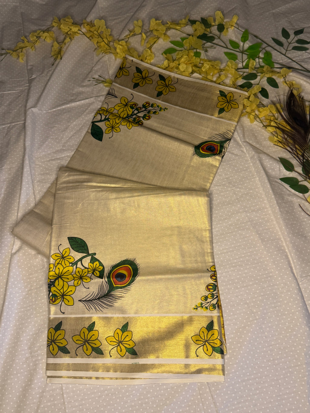 Kasavu Saree