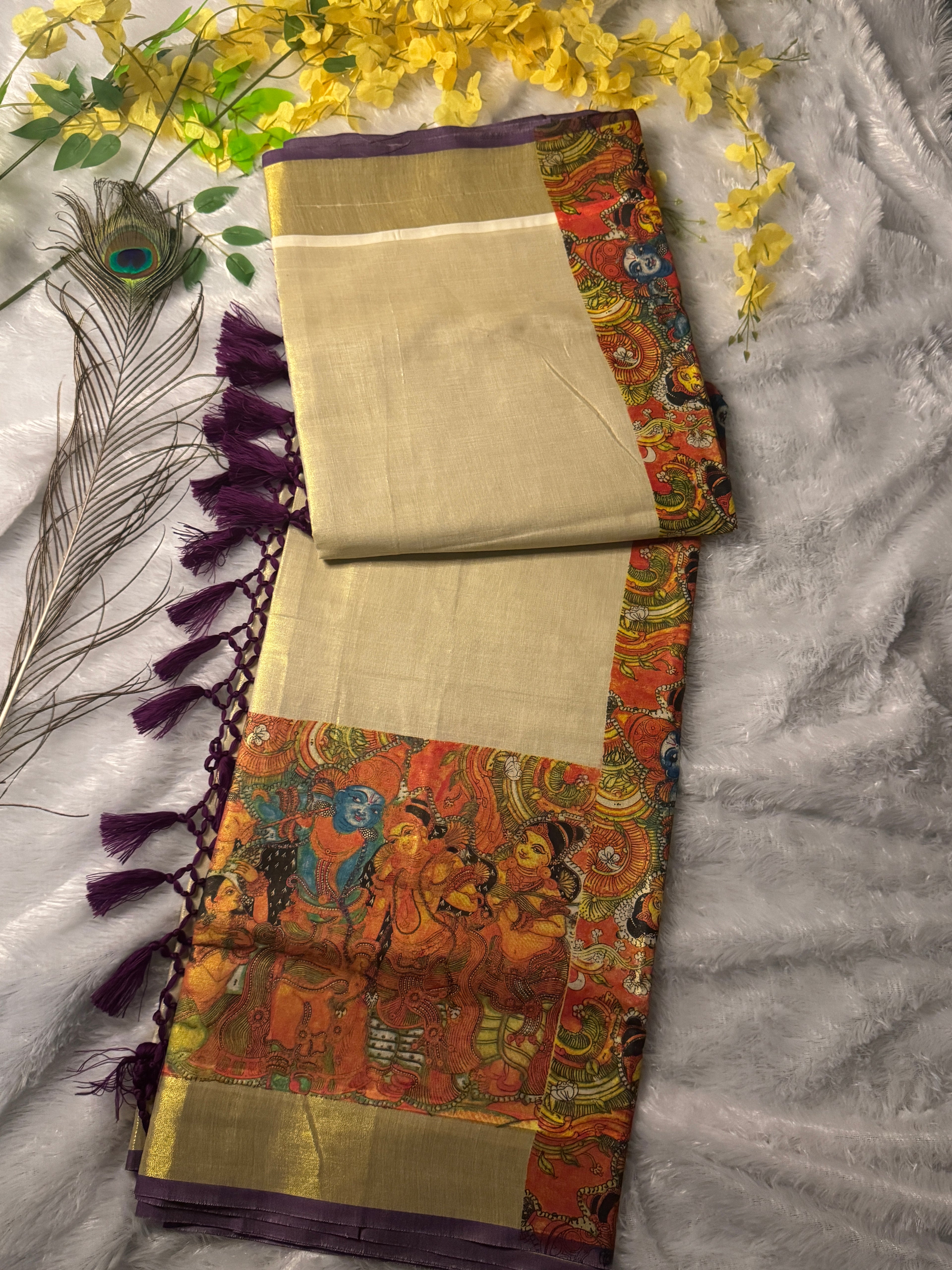 Kasavu Saree