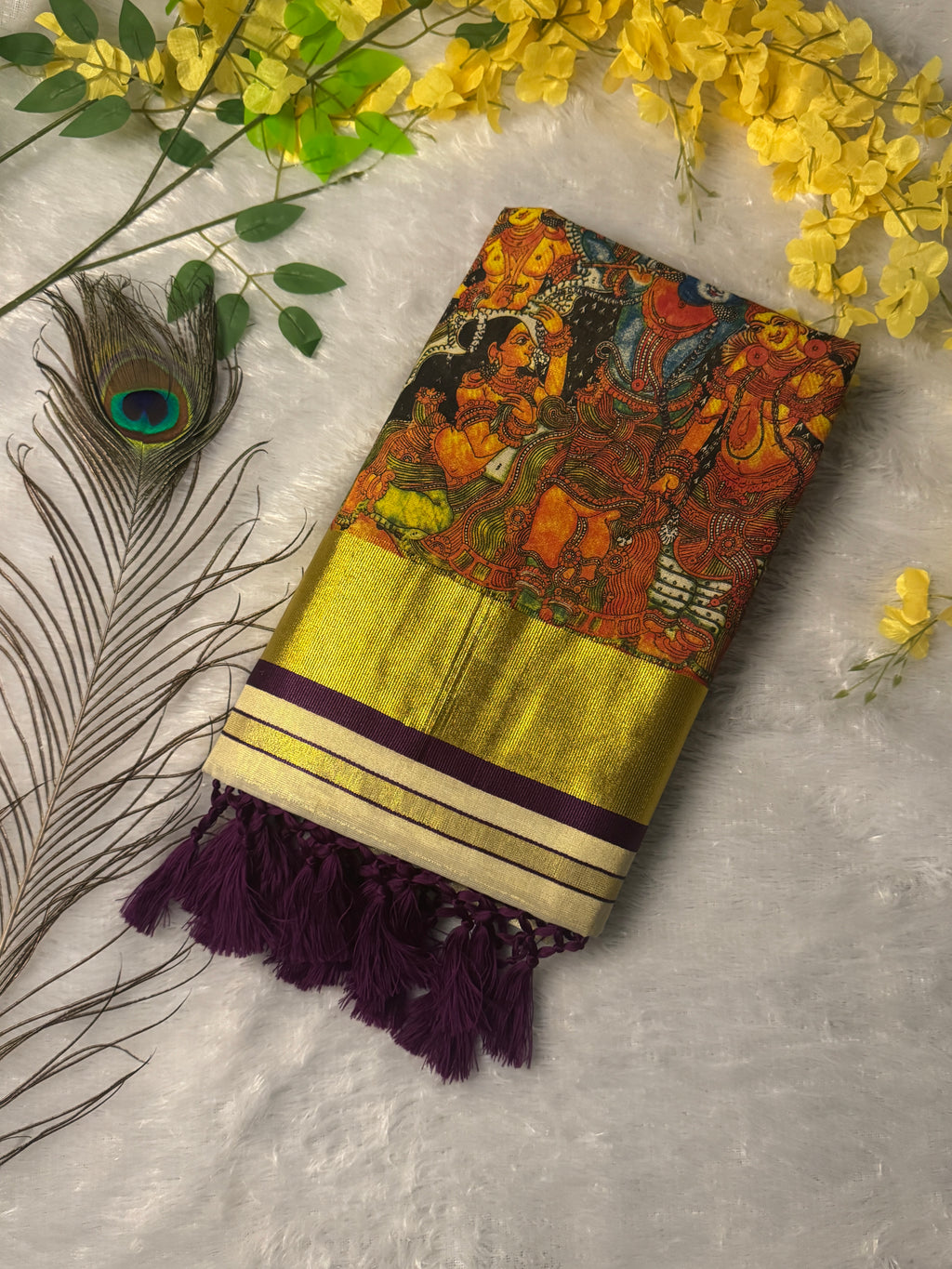 Kasavu Saree