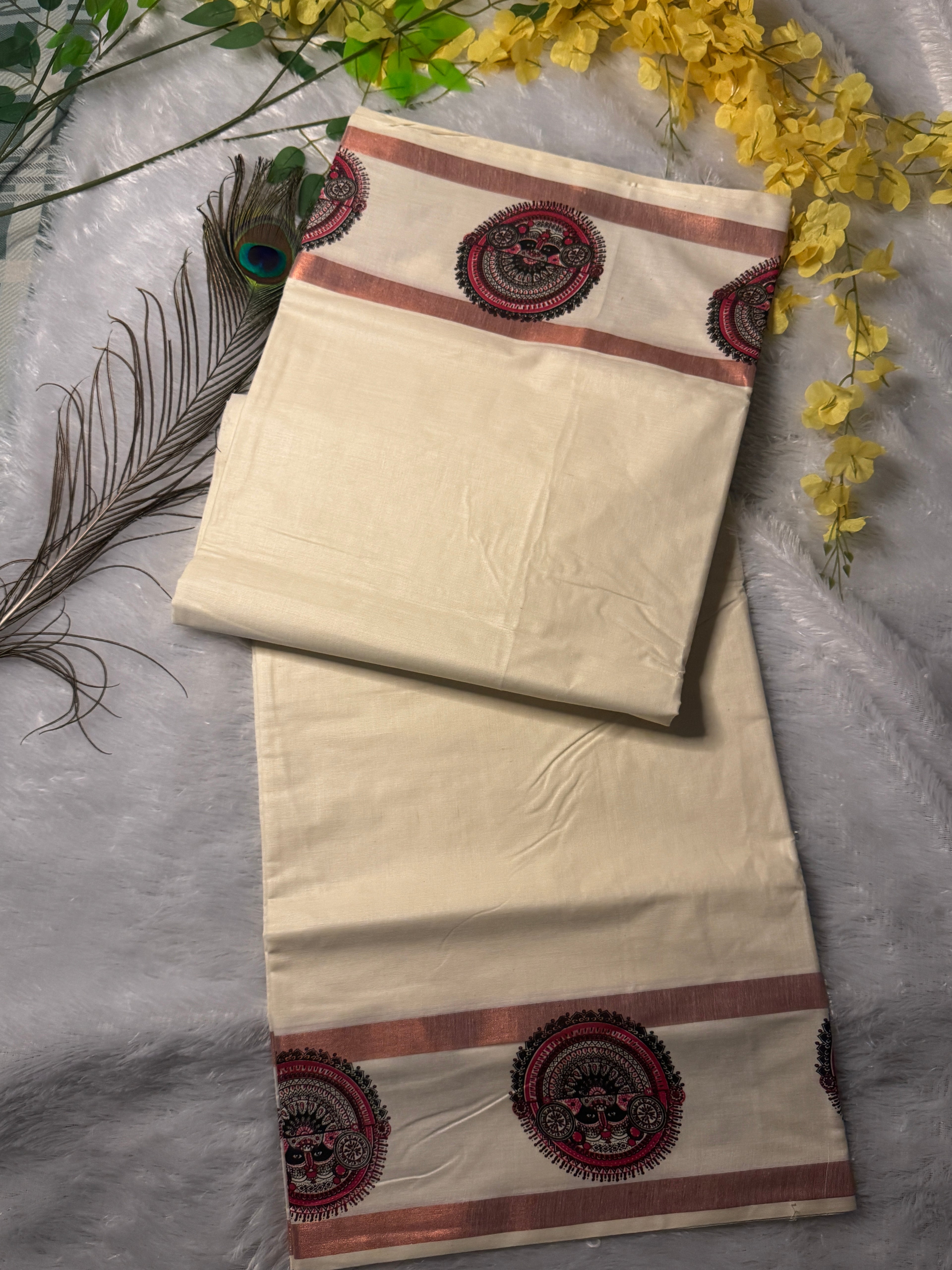Kasavu Saree