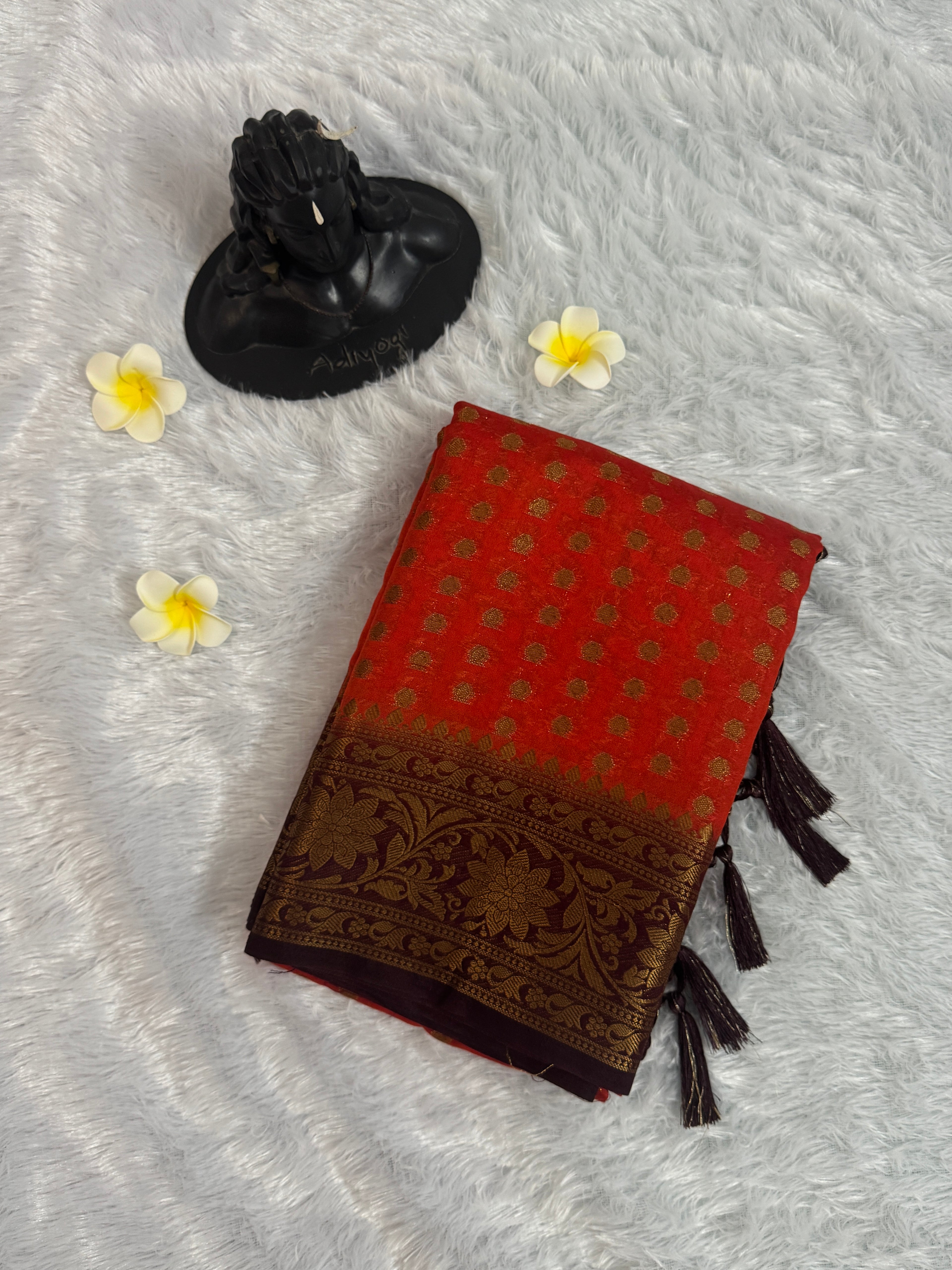 Semi Banarasi Saree