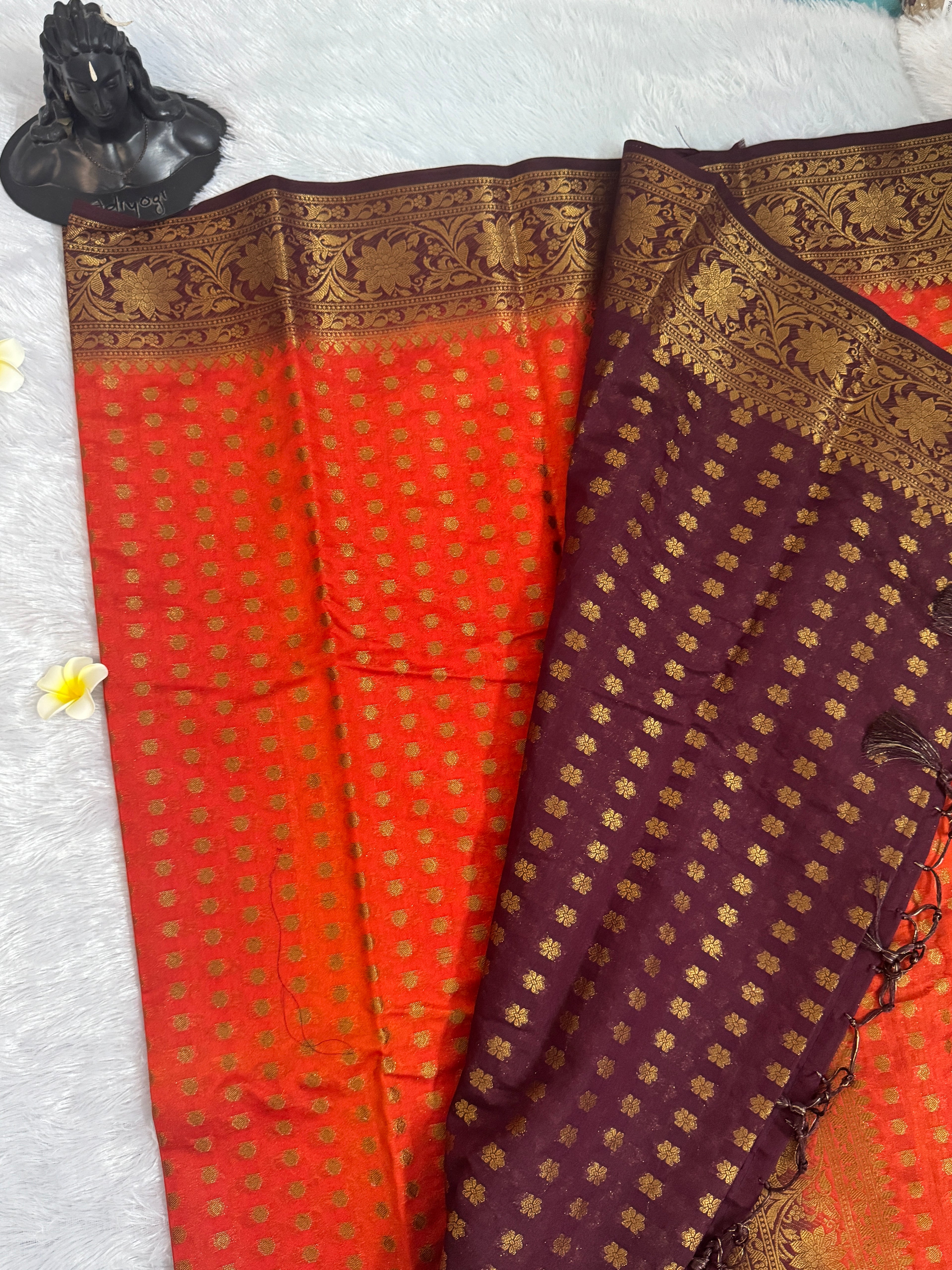 Semi Banarasi Saree