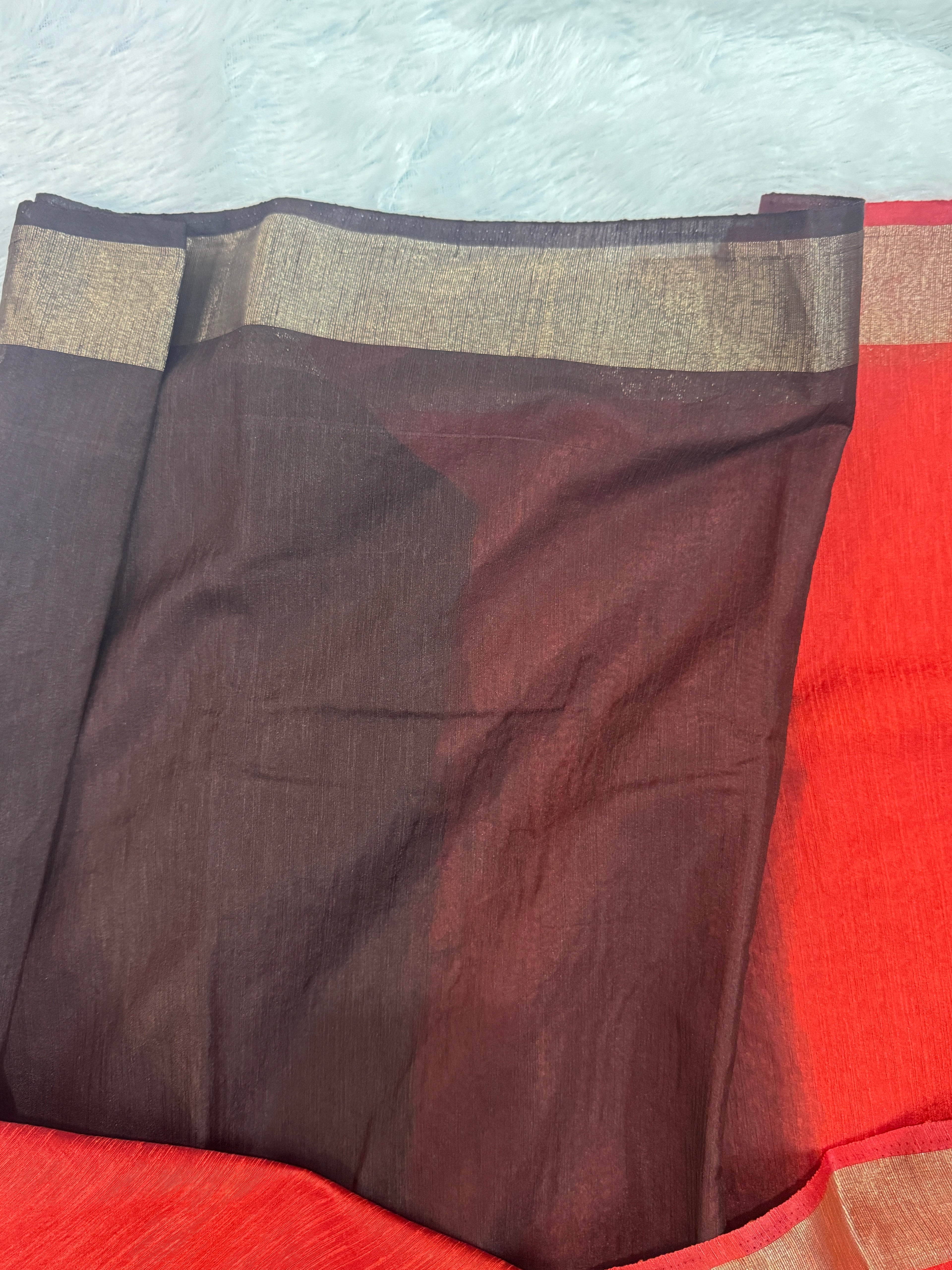 Semi Linen Saree