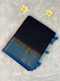 Semi Linen Saree