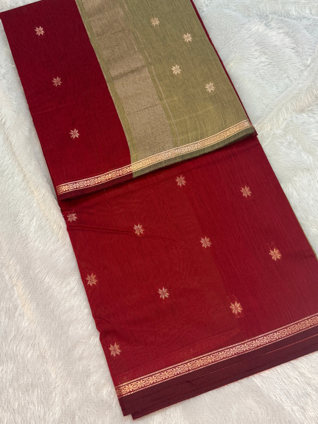 Maheshwari Cotton Silk Saree