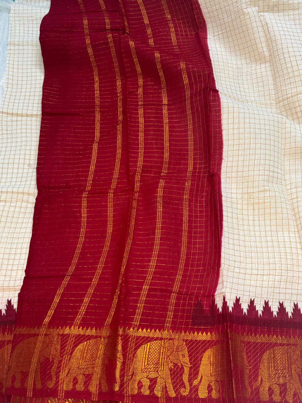 Sungudi Cotton Saree
