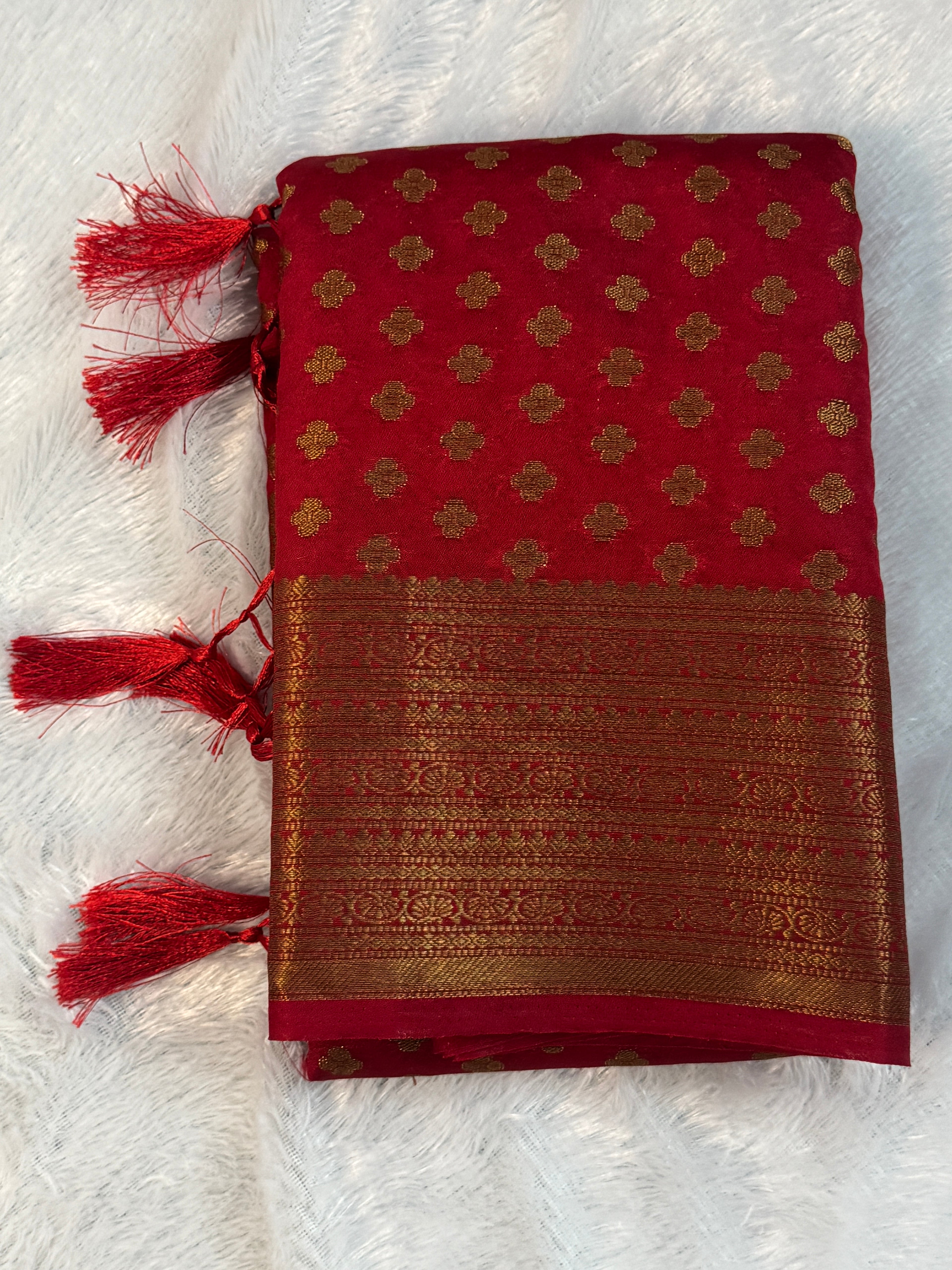 Semi Banarasi Saree