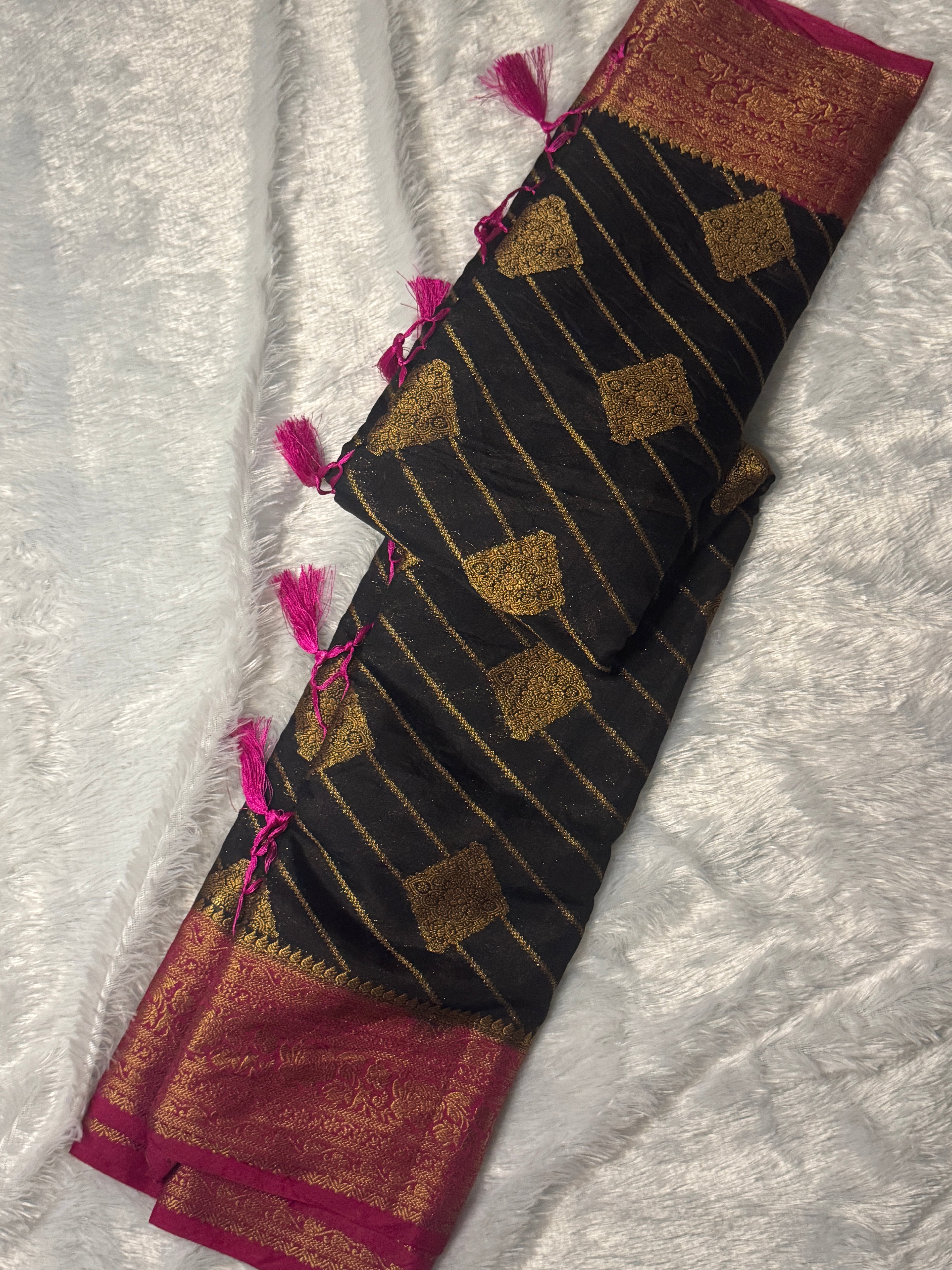 Semi Banarasi Saree