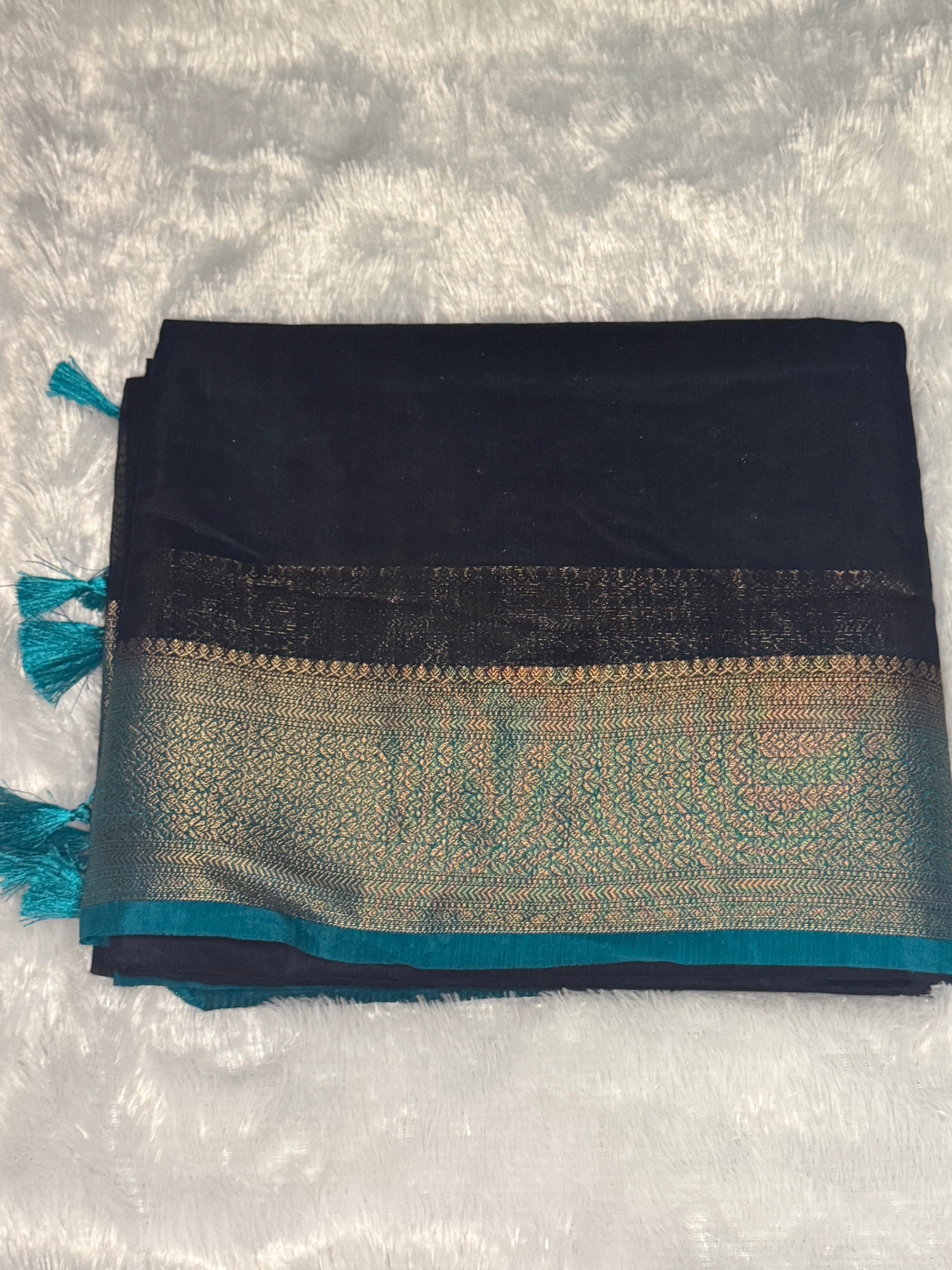 Semi Katan Linen Saree