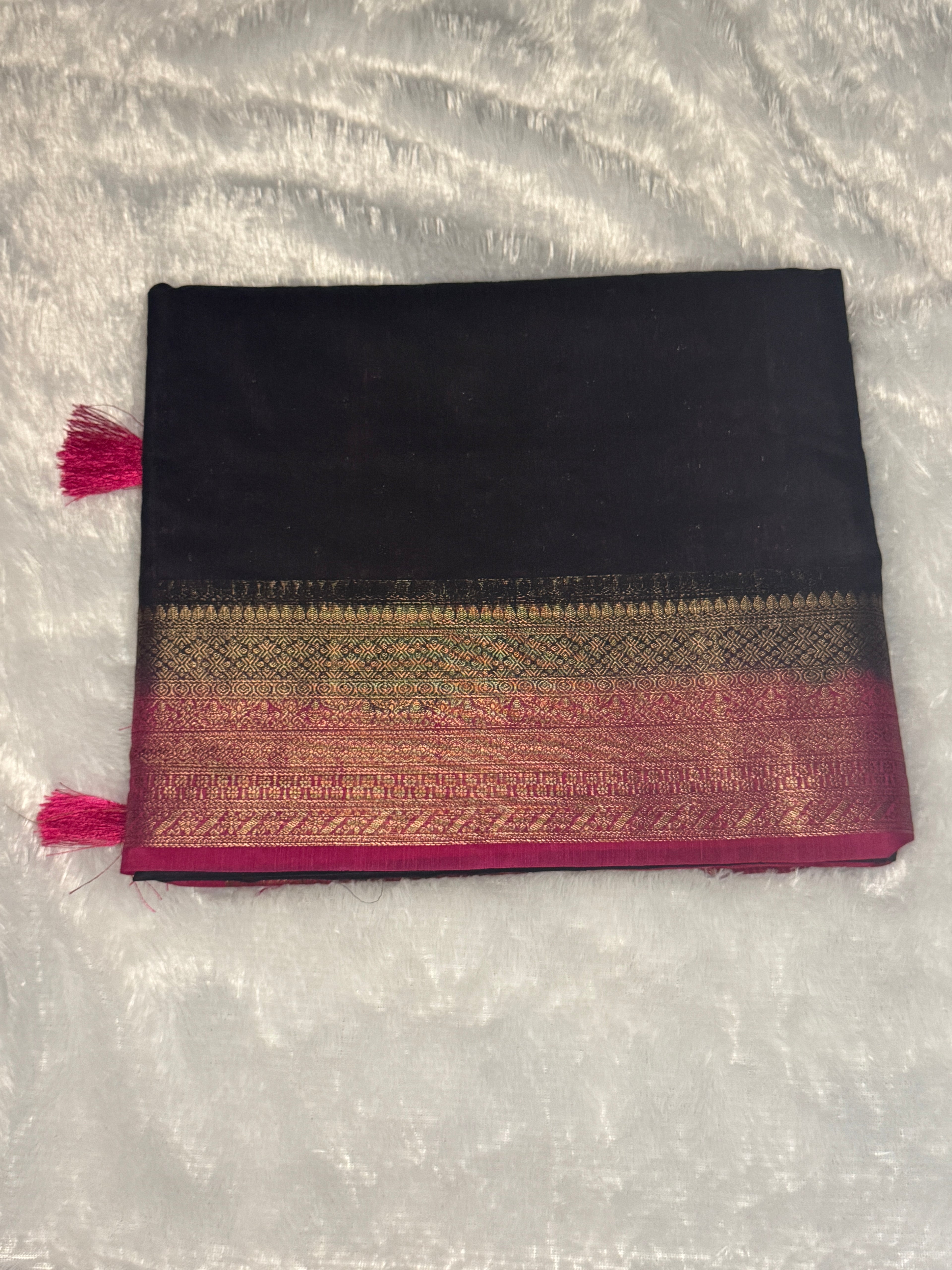 Semi Katan Linen Saree
