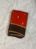 Heritage Gajji Silk Saree with Antique Gold Paisley Buttis & Kalka Brocade Pallu